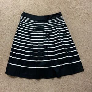 Pleated striped skirt from Talbots.